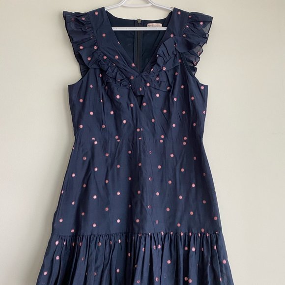 REBECCA TAYLOR Polka Dot Print Mini Dress - Picture 2 of 6